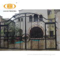 Custom cast iron home tubular arch gate